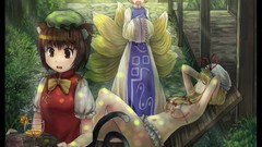 Brunettes blondes tails touhou