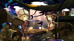 Brunettes blondes touhou blue