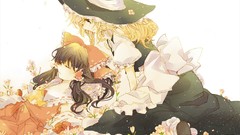 Brunettes blondes witch touhou