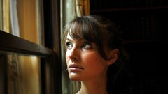 Brunettes blondes woman eyes