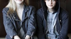 Brunettes blondes woman Kristen