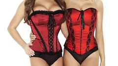 Brunettes blondes woman panties