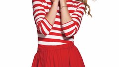 Brunettes blondes woman skirts