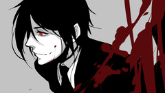 Brunettes blood kuroshitsuji sebastian