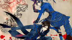 Brunettes blue eyes suit