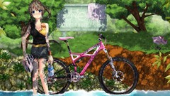 Brunettes blue eyes wet