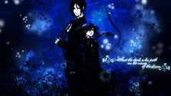 Brunettes blue Ribbons kuroshitsuji