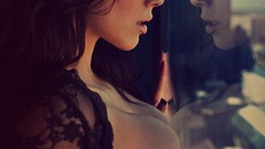 Brunettes boobs woman