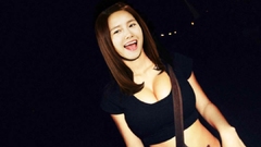 Brunettes boobs woman