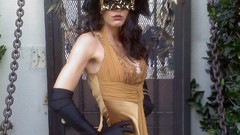 Brunettes boobs woman black