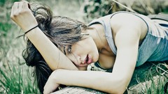 Brunettes boobs woman nature