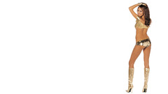 Brunettes boots legs high