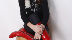 Brunettes boots woman models