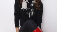 Brunettes boots woman models