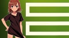 Brunettes brown eyes misaka