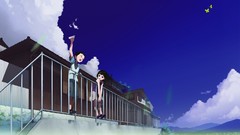 Brunettes brown eyes scenic