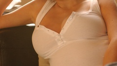 Brunettes busty boobs woman