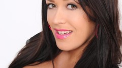 Brunettes busty boobs woman