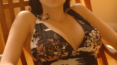 Brunettes busty woman dress