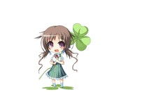 Brunettes Chibi clover Simple