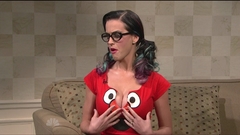 Brunettes couch dress katy