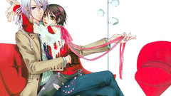 Brunettes couch Ribbons yaoi