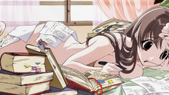 Brunettes ecchi beds nerd