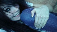 Brunettes emo smiling