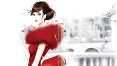 Brunettes fantasy art