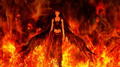 Brunettes flames pants video