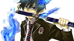 Brunettes flames school uniforms