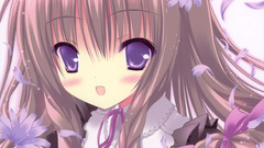 Brunettes Flowers Anime braids