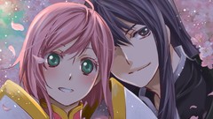 Brunettes Flowers green eyes