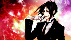 Brunettes Flowers suit tie