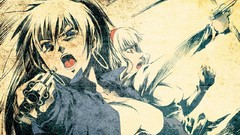 Brunettes Guns girls with