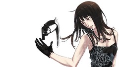 Brunettes Guns patterns weapons