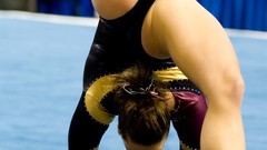 Brunettes Gymnast flexible woman