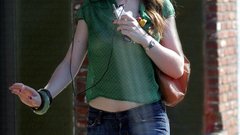 Brunettes jeans Actress michelle