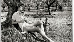 Brunettes legs boobs woman