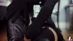 Brunettes legs boobs woman