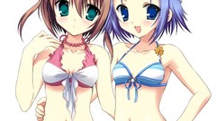 Brunettes lolitas bikini cgi