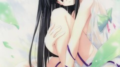 Brunettes long hair Ribbons