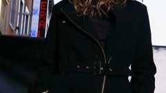 Brunettes Malèna standing cities