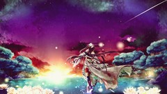 Brunettes multicolor Flowers Stars