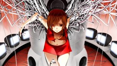 Brunettes Music vocaloid Robots