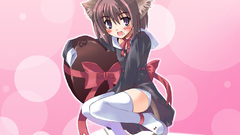 Brunettes nekomimi animal ears