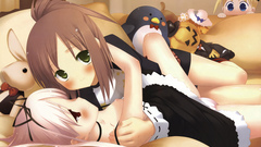 Brunettes nipples lesbians yuri