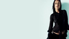 Brunettes nipples woman Olivia