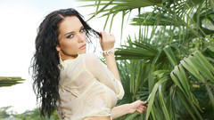 Brunettes outdoors Katie Fey