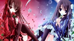 Brunettes panties dress Flowers